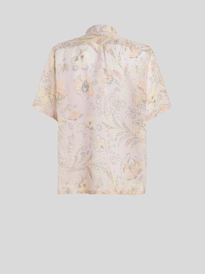 SHORT-SLEEVED LEAFY SHIRT