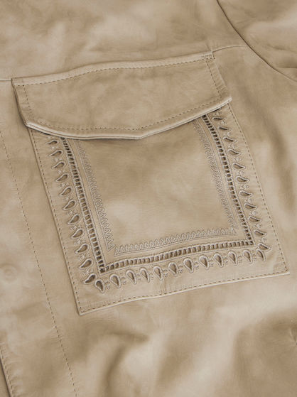 SUEDE SAFARI JACKET