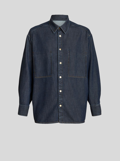 DENIM OVERSHIRT JACKET