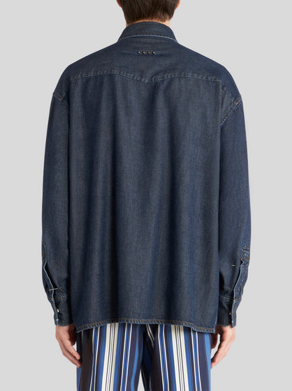 DENIM OVERSHIRT JACKET