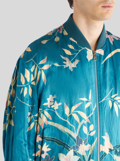 FLORAL PRINT BOMBER JACKET | Coats and Outerwear ETRO