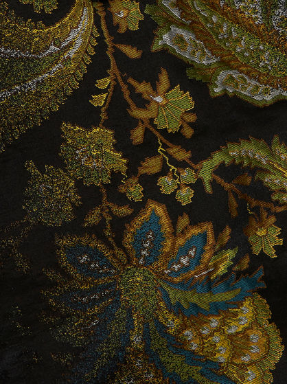FLORAL PAISLEY JACQUARD TROUSERS