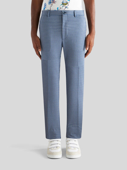 geometric pattern trousers | Men | ETRO