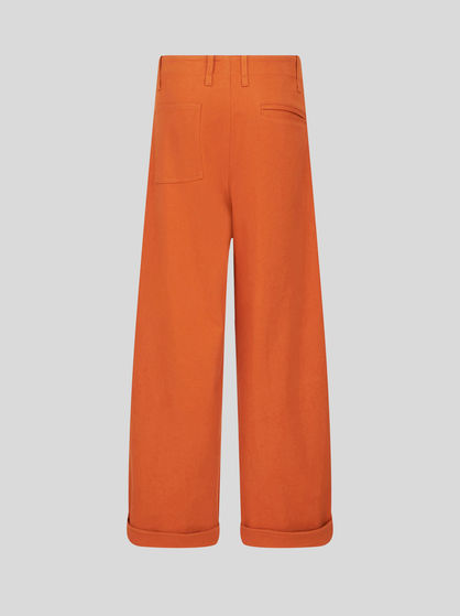 PALAZZO TROUSERS WITH PATCH