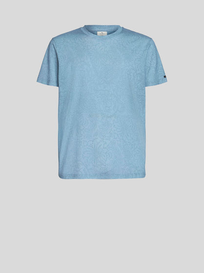 BANDANA PRINT JERSEY T-SHIRT