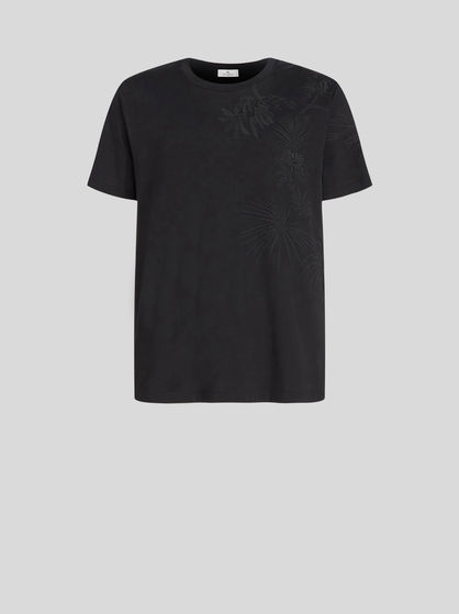 FLORAL EMBROIDERY T-SHIRT