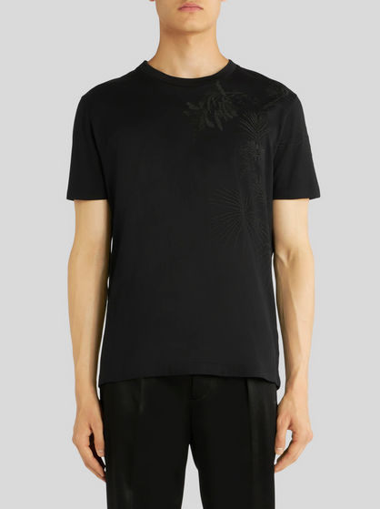 FLORAL EMBROIDERY T-SHIRT