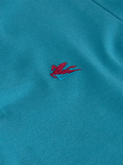 POLO SHIRT WITH EMBROIDERED PEGASO