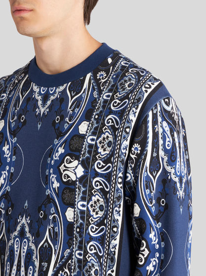 Men's hoodies: mono-coloured, floral and Paisley prints | ETRO