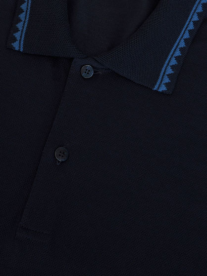 GRECA STYLE PATTERN POLO SHIRT