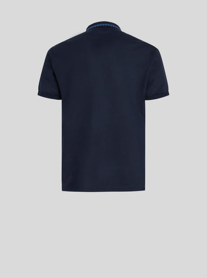 GRECA STYLE PATTERN POLO SHIRT