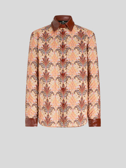 QUILTED SHIRT WITH PAISLEY DESIGN