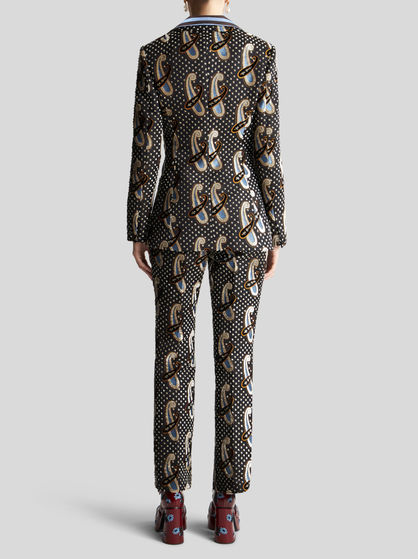 PAISLEY JACQUARD JACKET