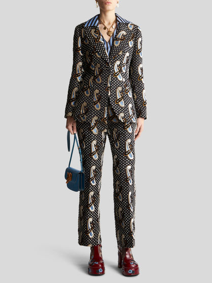 PAISLEY JACQUARD JACKET