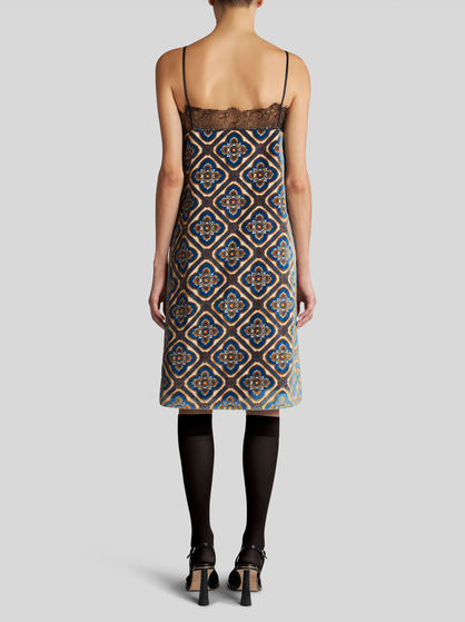 JACQUARD LINGERIE DRESS