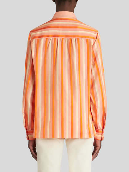 SHIRT WITH NUANCED STRIPES