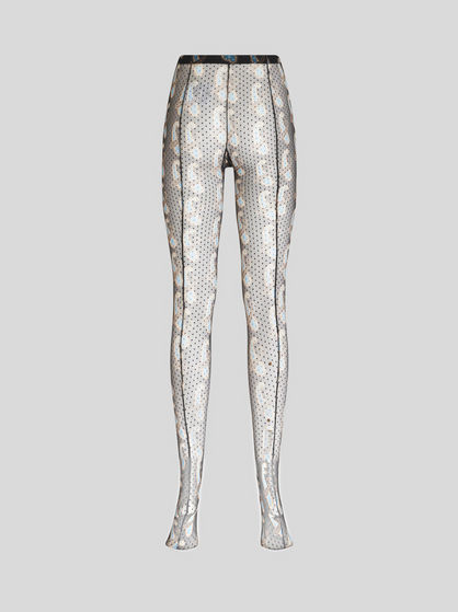PAISLEY TULLE LEGGINGS