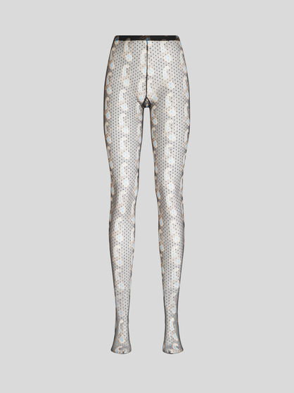 PAISLEY TULLE LEGGINGS