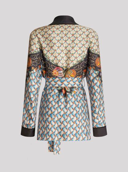 TWILL ROBE JACKET