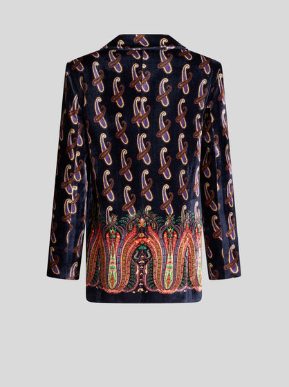 PAISLEY 天鹅绒夹克
