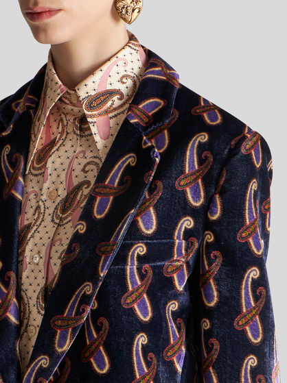 PAISLEY 天鹅绒夹克