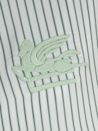 STRIPED SHIRT WITH LOGO