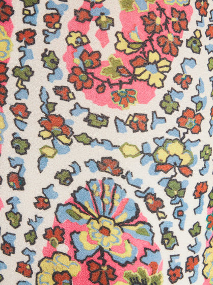 PAISLEY图案衬衫裙