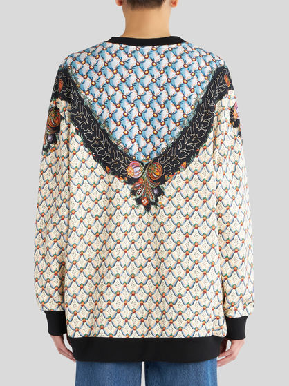 ROUND NECK PRINTED SWEATSHIRT