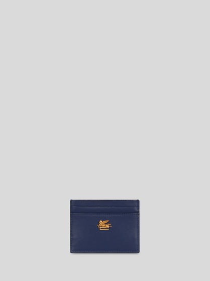 LEATHER CREDIT CARD HOLDER WITH PEGASO