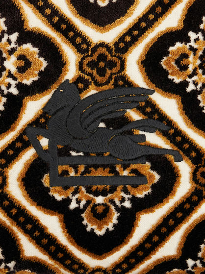 LARGE JACQUARD POUCH