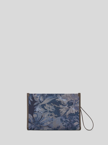 LARGE FLORAL POUCH
