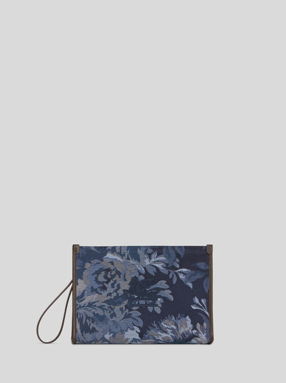 LARGE FLORAL POUCH