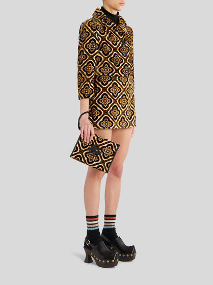 MEDIUM JACQUARD POUCH