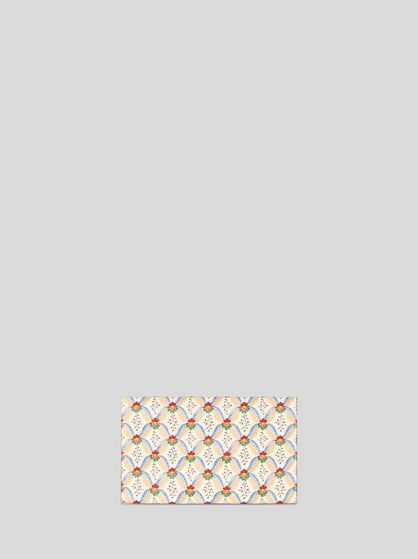 LEATHER FLORALIA CLUTCH BAG