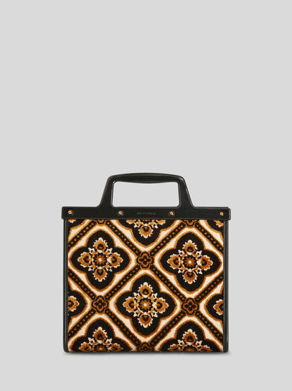 SMALL JACQUARD LOVE TROTTER BAG