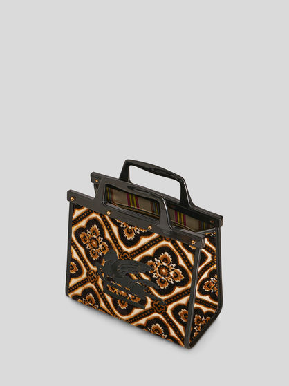 SMALL JACQUARD LOVE TROTTER BAG