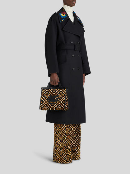 SMALL JACQUARD LOVE TROTTER BAG