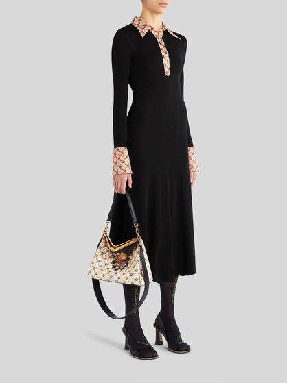 MEDIUM PRINTED VELA BAG