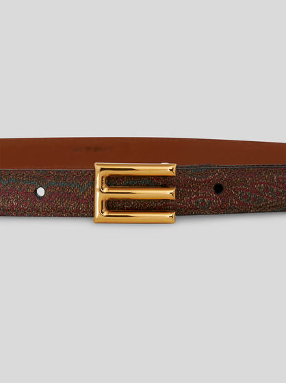 PAISLEY BELT WITH ETRO BUCKLE