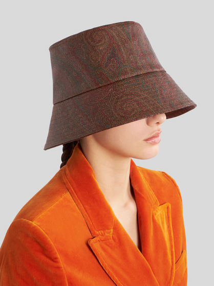 PAISLEY 블랙 버전 버킷햇