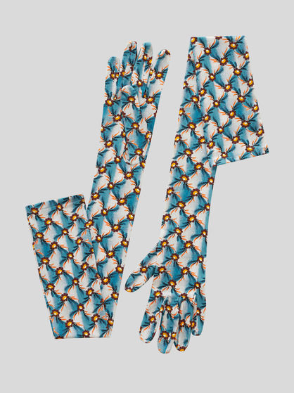 PRINTED LONG GLOVES