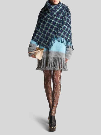 CHECK SHAWL