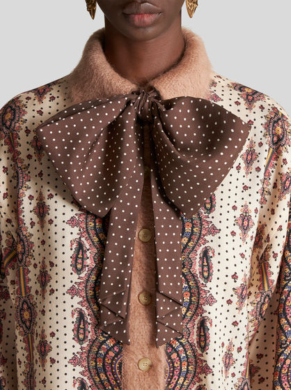 MAXI SILK BOW TIE