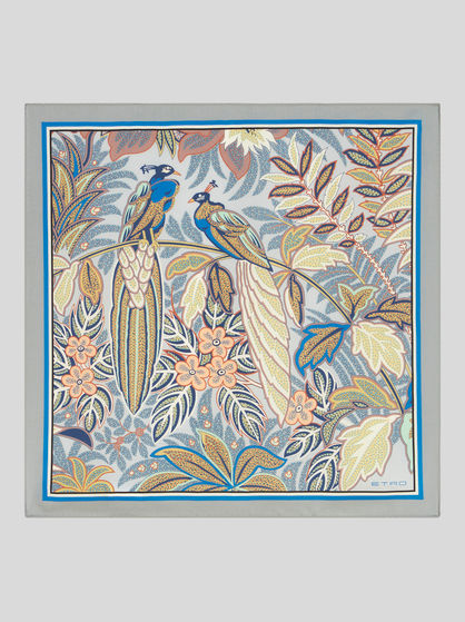 JUNGLE PRINT POCKET SQUARE
