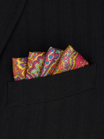 POCKET SQUARE WITH PRINT