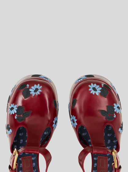 EMBROIDERED MARY JANE SHOES