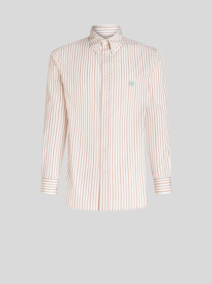 STRIPED BUTTON-DOWN SHIRT