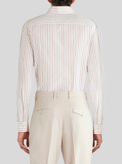 STRIPED BUTTON-DOWN SHIRT