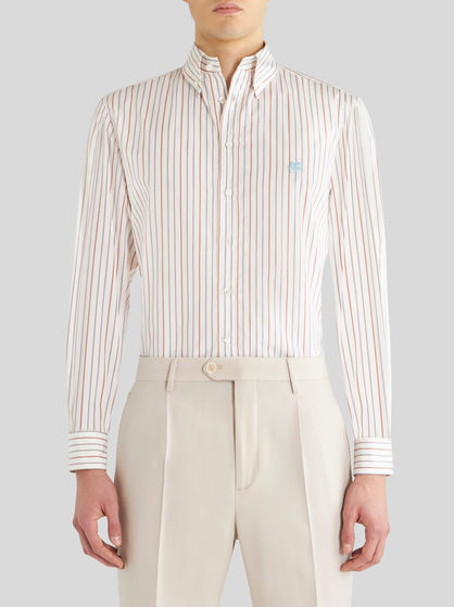 STRIPED BUTTON-DOWN SHIRT