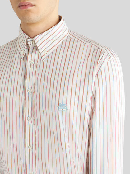 STRIPED BUTTON-DOWN SHIRT